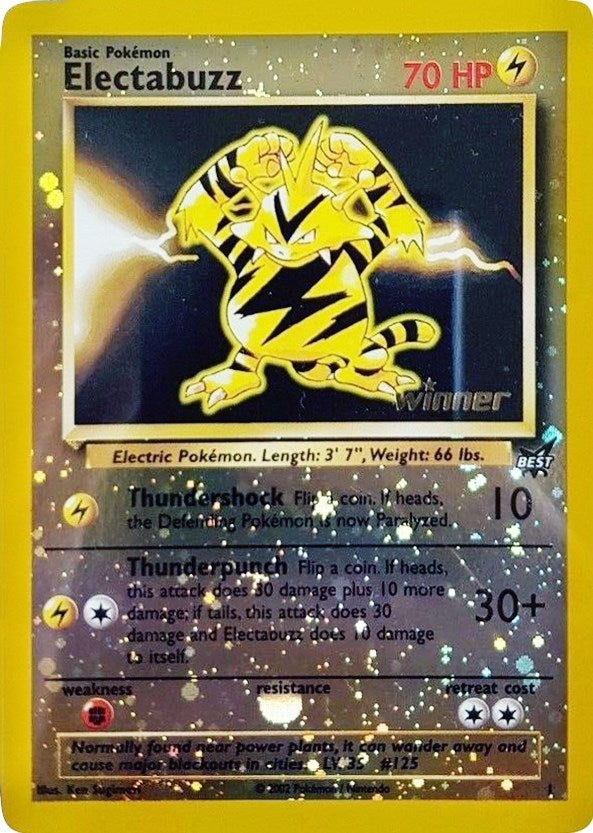 Image for Electabuzz - 1 [Winner] (001/009) (Best of Promos) - Pokemon