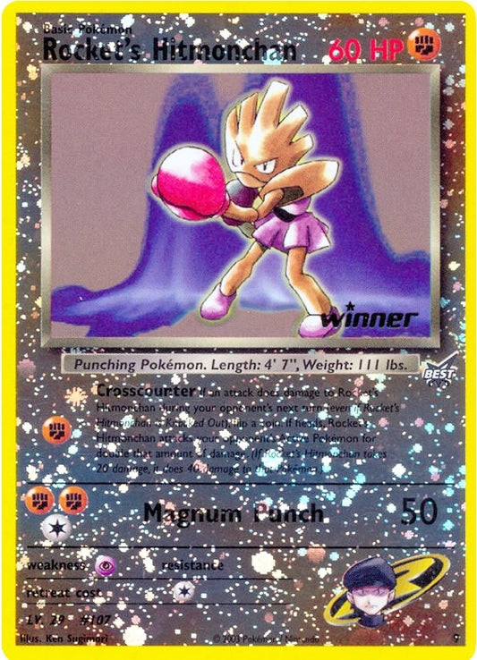 Image for Rocket's Hitmonchan - 9 [Winner] (009/009) (Best of Promos) - Pokemon