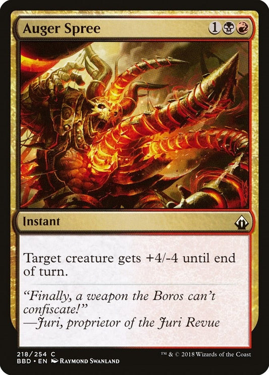 Image for Auger Spree (218) (Battlebond) - Magic: The Gathering