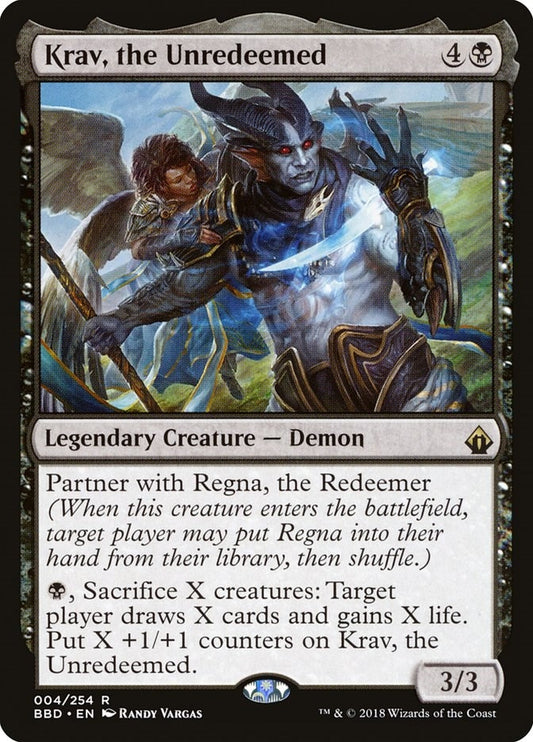 Image for Krav, the Unredeemed (4) (Battlebond) - Magic: The Gathering