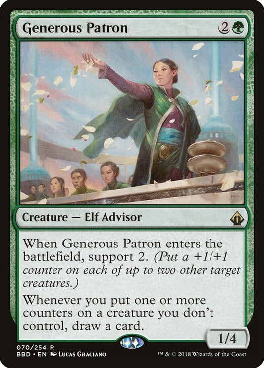 Image for Generous Patron (70) (Battlebond) - Magic: The Gathering