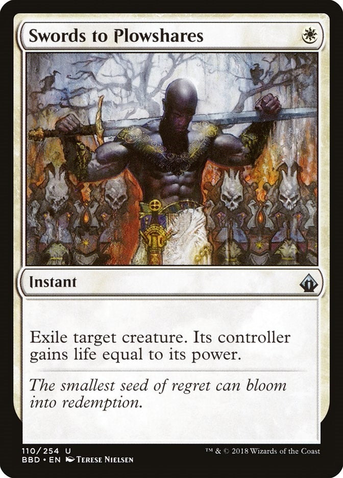Image for Swords to Plowshares (110) (Battlebond) - Magic: The Gathering