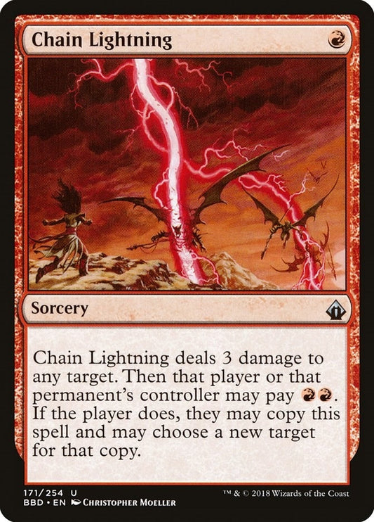 Image for Chain Lightning (171) (Battlebond) - Magic: The Gathering