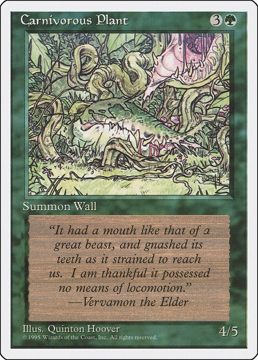 Image for Carnivorous Plant (Fourth Edition) - Magic: The Gathering