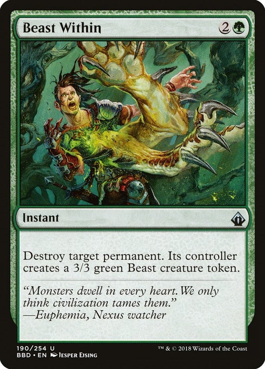 Image for Beast Within (190) (Battlebond) - Magic: The Gathering