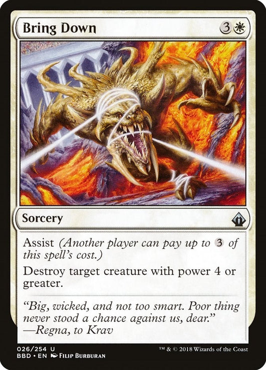Image for Bring Down (26) (Battlebond) - Magic: The Gathering