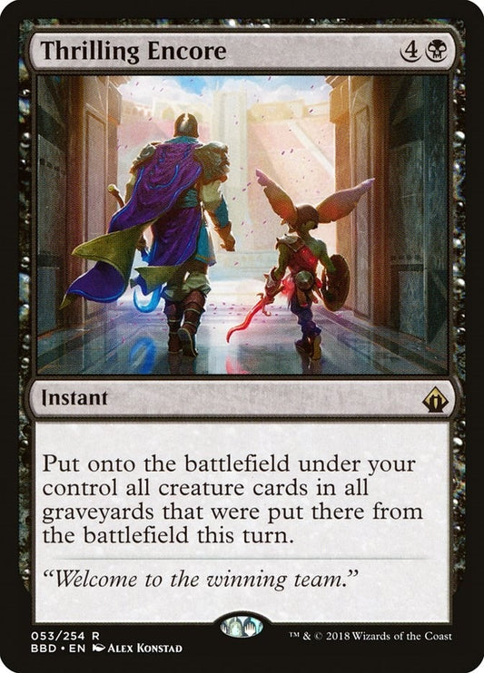 Image for Thrilling Encore (53) (Battlebond) - Magic: The Gathering