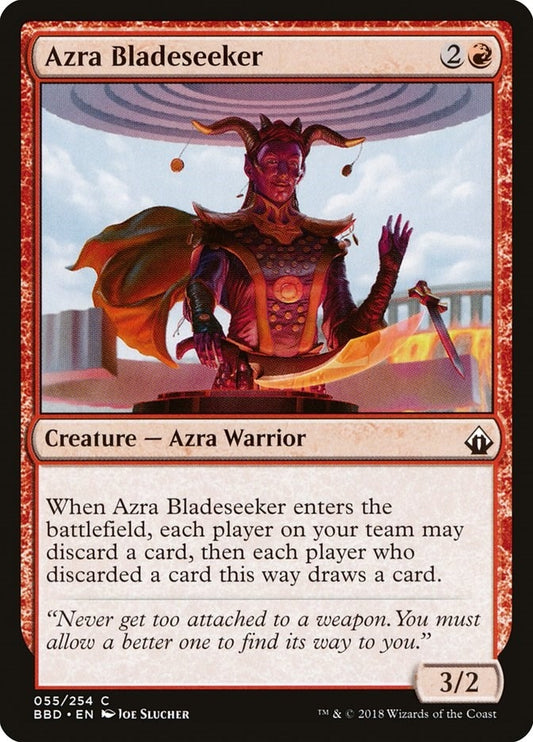 Image for Azra Bladeseeker (55) (Battlebond) - Magic: The Gathering