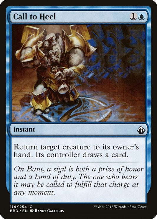 Image for Call to Heel (114) (Battlebond) - Magic: The Gathering