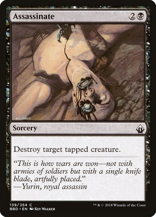 Image for Assassinate (139) (Battlebond) - Magic: The Gathering