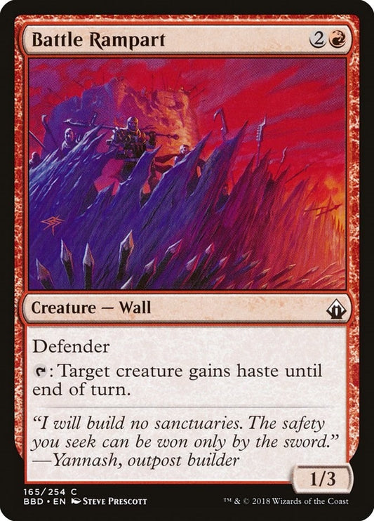 Image for Battle Rampart (165) (Battlebond) - Magic: The Gathering