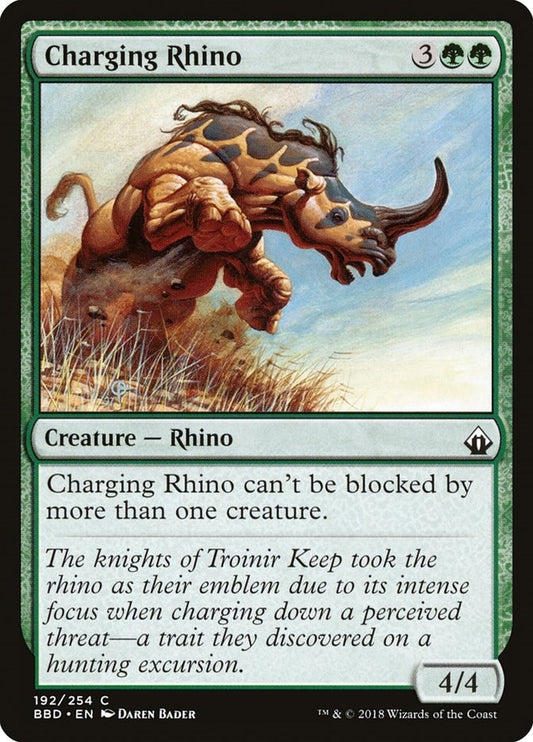 Image for Charging Rhino (192) (Battlebond) - Magic: The Gathering