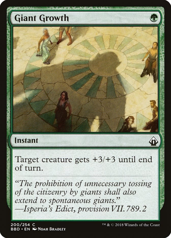 Image for Giant Growth (200) (Battlebond) - Magic: The Gathering