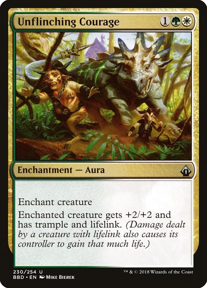 Image for Unflinching Courage (230) (Battlebond) - Magic: The Gathering