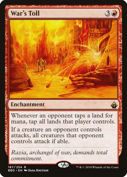 Image for War's Toll (187) (Battlebond) - Magic: The Gathering