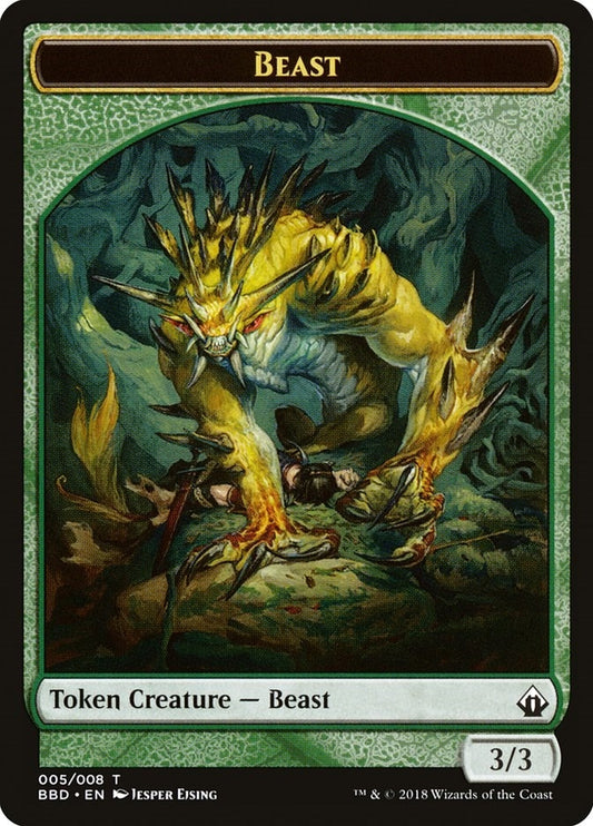 Image for Beast Token (5) (Battlebond) - Magic: The Gathering