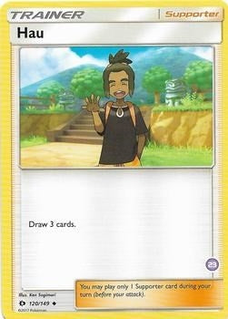 Image for Hau (23) (Alolan Sandslash Half-Deck) (120/149) (SM Trainer Kit: Alolan Sandslash & Alolan Ninetales) - Pokemon