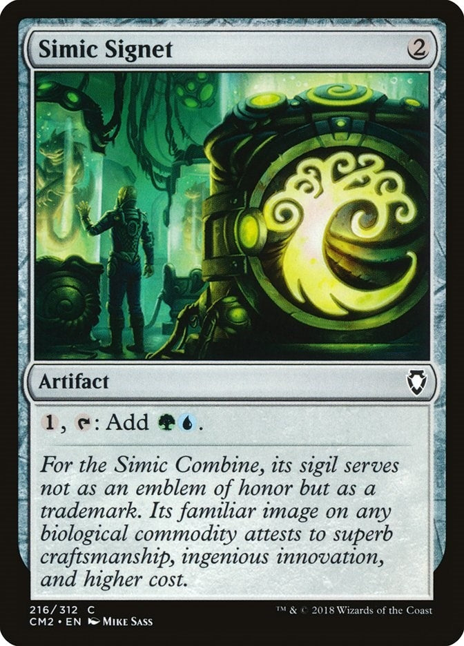 Image for Simic Signet (216) (216) (Commander Anthology Volume II) - Magic: The Gathering