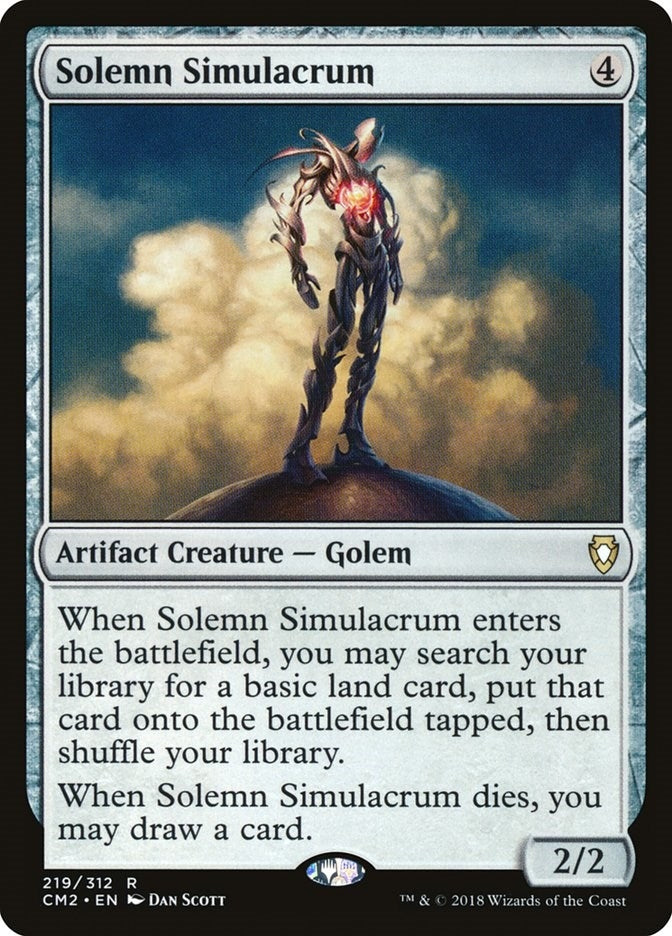 Image for Solemn Simulacrum (219) (219) (Commander Anthology Volume II) - Magic: The Gathering