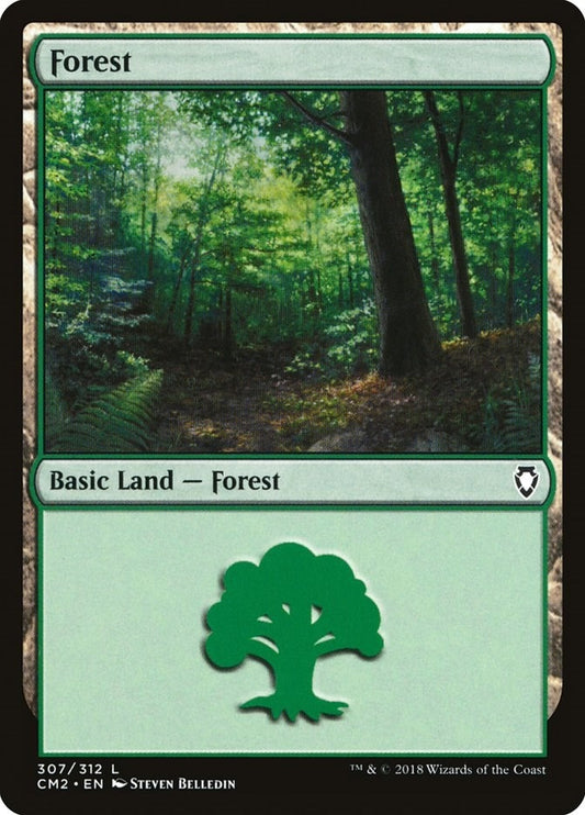 Image for Forest (307) (307) (Commander Anthology Volume II) - Magic: The Gathering