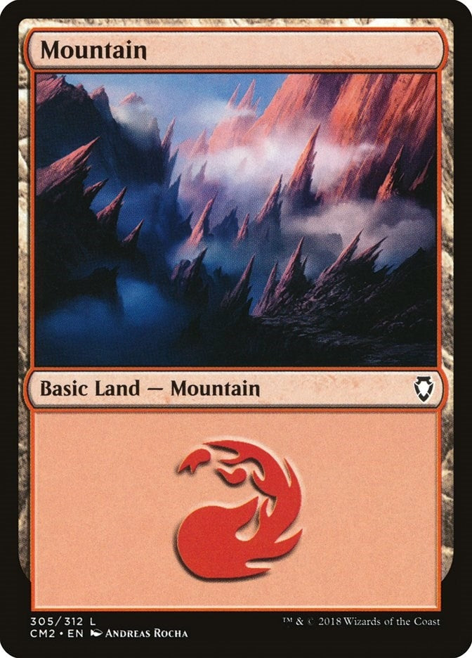 Image for Mountain (305) (305) (Commander Anthology Volume II) - Magic: The Gathering