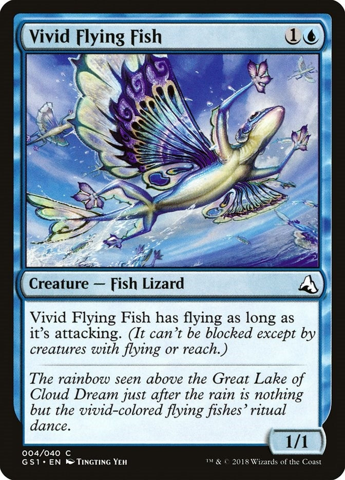 Image for Vivid Flying Fish (4) (Global Series Jiang Yanggu & Mu Yanling) - Magic: The Gathering
