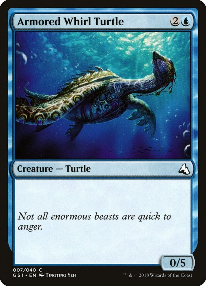 Image for Armored Whirl Turtle (7) (Global Series Jiang Yanggu & Mu Yanling) - Magic: The Gathering