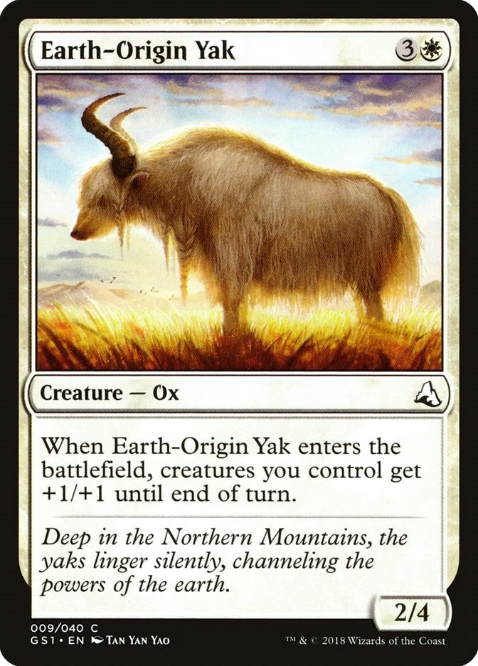 Image for Earth-Origin Yak (9) (Global Series Jiang Yanggu & Mu Yanling) - Magic: The Gathering