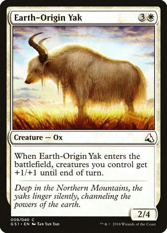 Image for Earth-Origin Yak (9) (Global Series Jiang Yanggu & Mu Yanling) - Magic: The Gathering