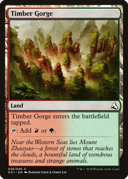 Image for Timber Gorge (38) (Global Series Jiang Yanggu & Mu Yanling) - Magic: The Gathering