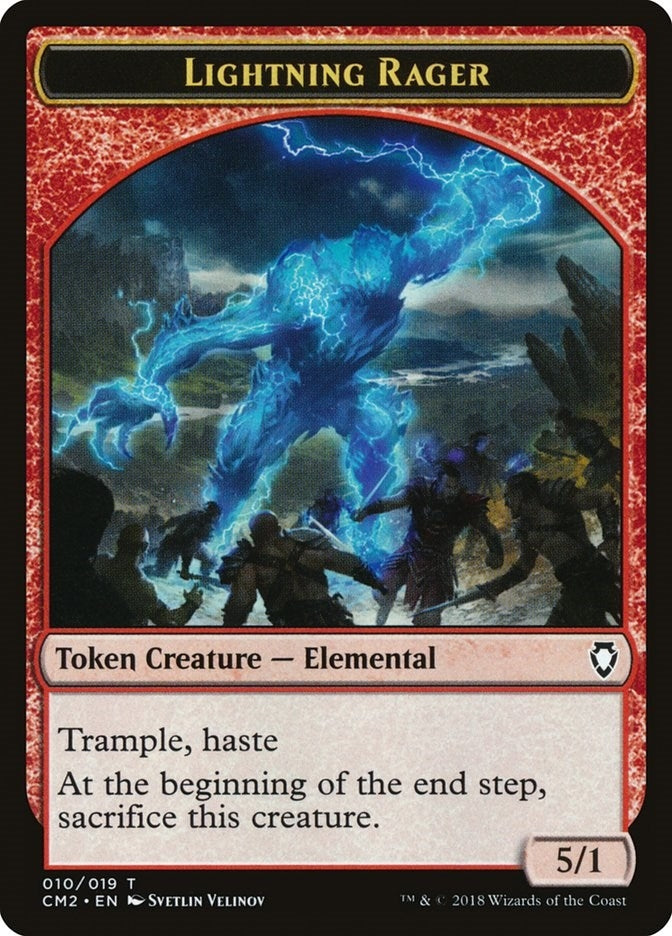 Image for Lightning Rager Token (10) (Commander Anthology Volume II) - Magic: The Gathering