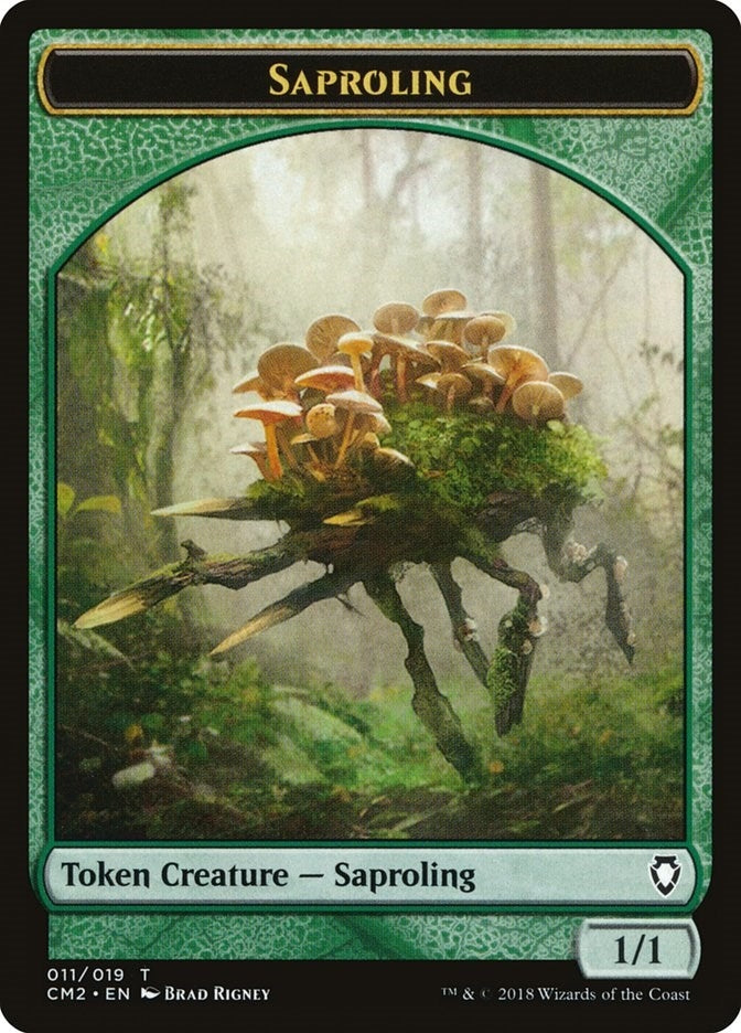 Image for Saproling Token (11) (Commander Anthology Volume II) - Magic: The Gathering
