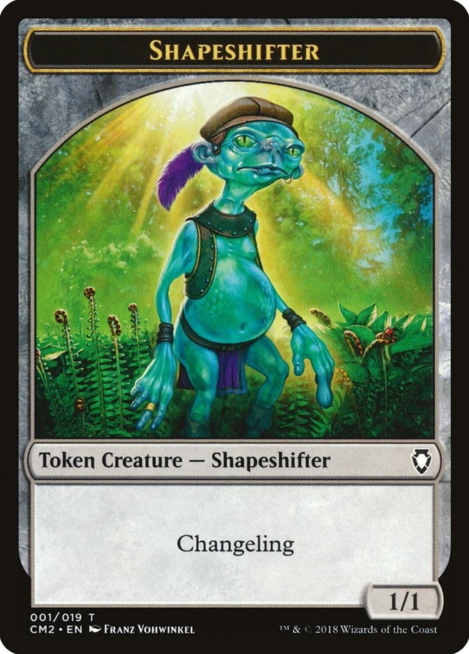 Image for Shapeshifter Token (1) (Commander Anthology Volume II) - Magic: The Gathering