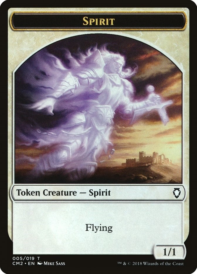Image for Spirit Token (5) (Commander Anthology Volume II) - Magic: The Gathering
