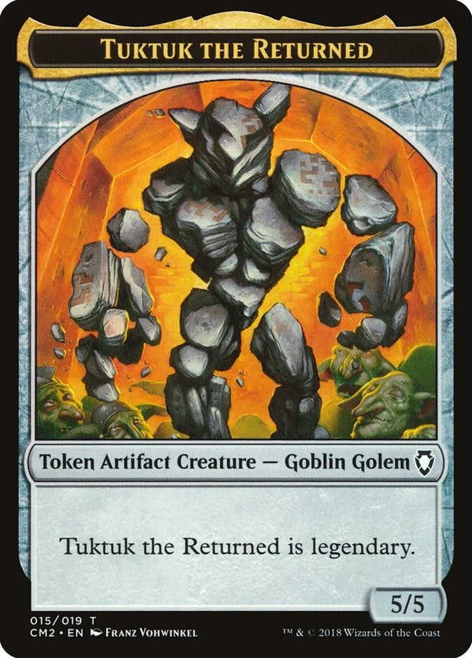 Image for Tuktuk the Returned Token (15) (Commander Anthology Volume II) - Magic: The Gathering