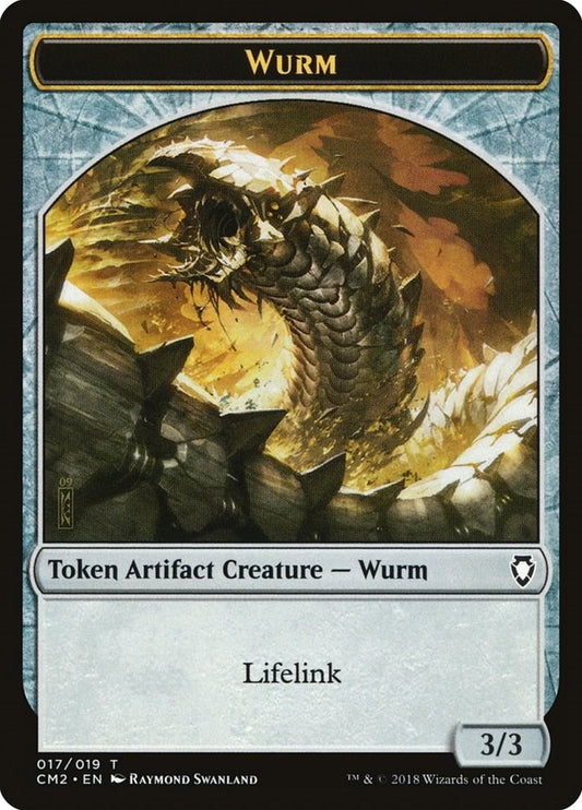 Image for Wurm Token (Lifelink) (17) (Commander Anthology Volume II) - Magic: The Gathering