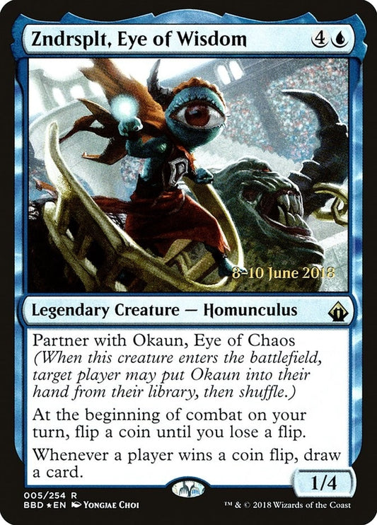 Image for Zndrsplt, Eye of Wisdom (5) (Launch Party & Release Event Promos) - Magic: The Gathering