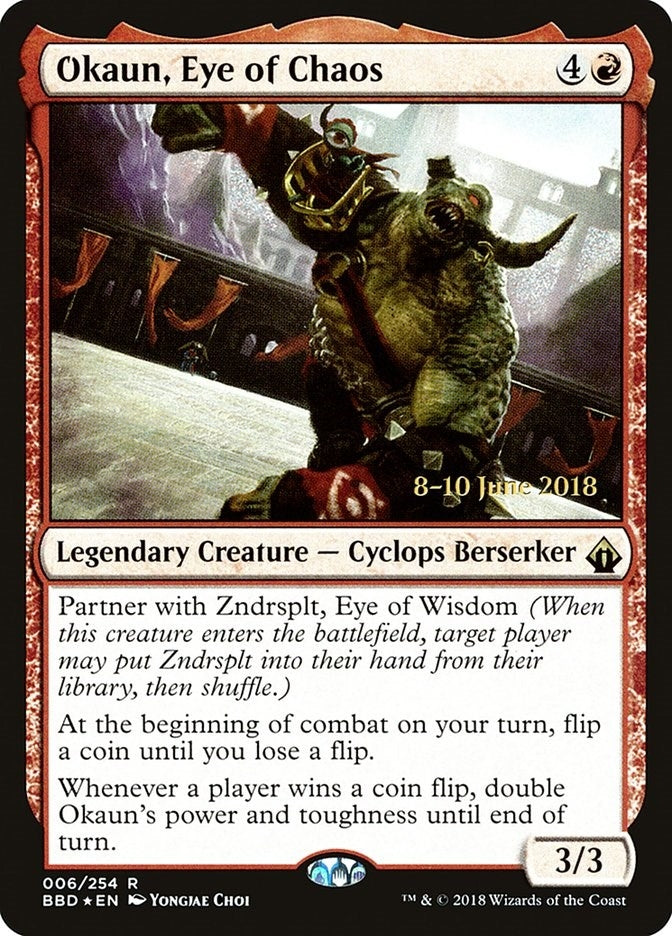 Image for Okaun, Eye of Chaos (6) (Launch Party & Release Event Promos) - Magic: The Gathering