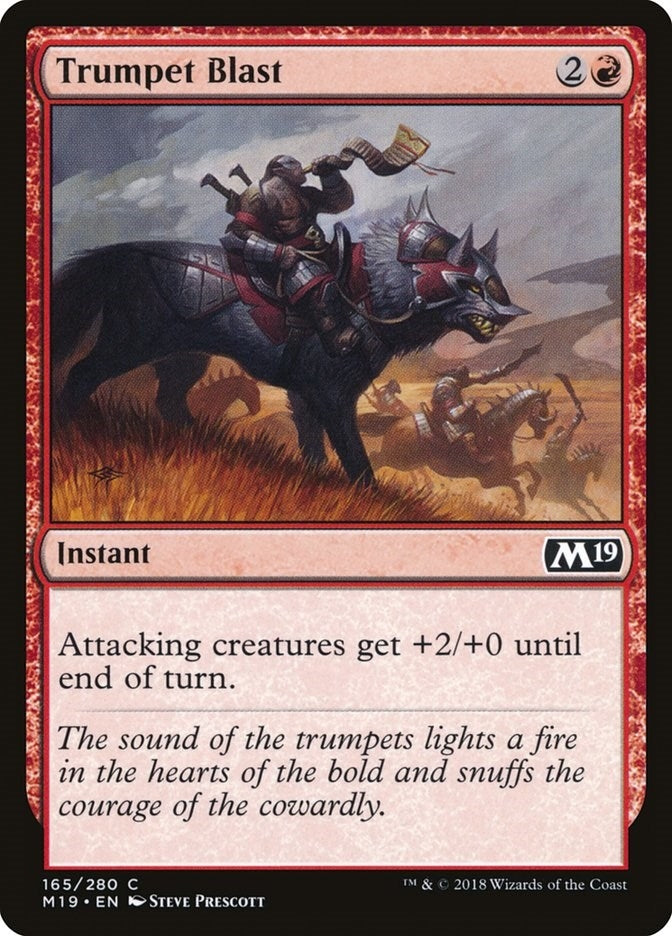 Image for Trumpet Blast (165) (Core Set 2019) - Magic: The Gathering