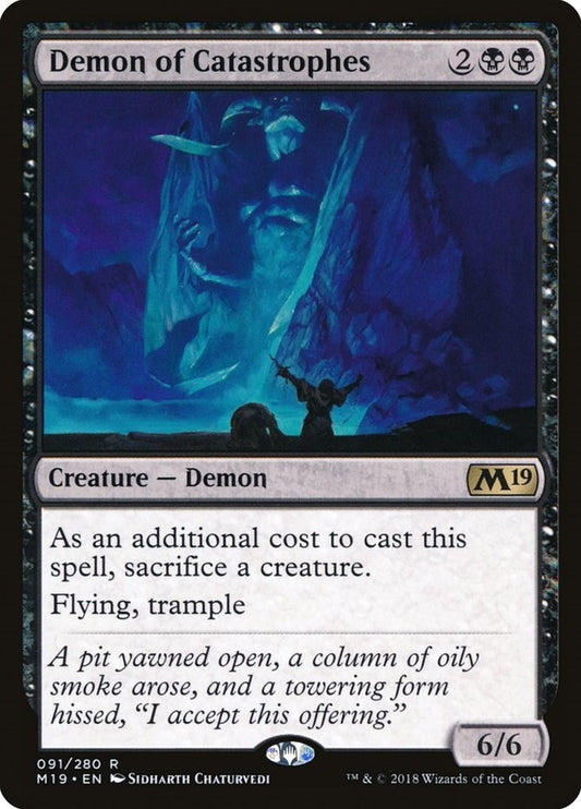 Image for Demon of Catastrophes (91) (Core Set 2019) - Magic: The Gathering