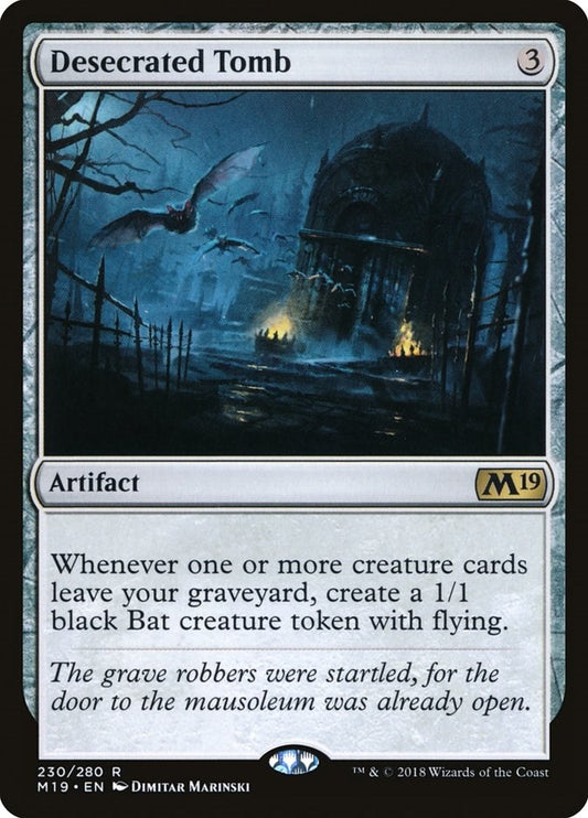 Image for Desecrated Tomb (230) (Core Set 2019) - Magic: The Gathering