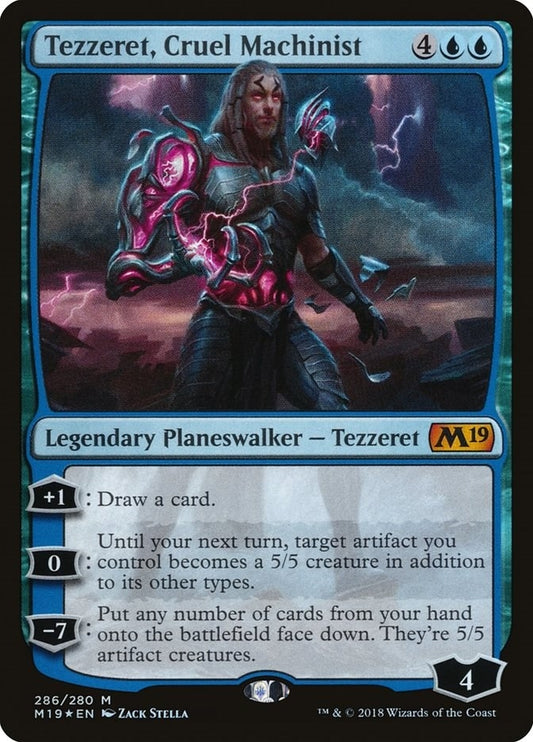 Image for Tezzeret, Cruel Machinist (286) (Core Set 2019) - Magic: The Gathering