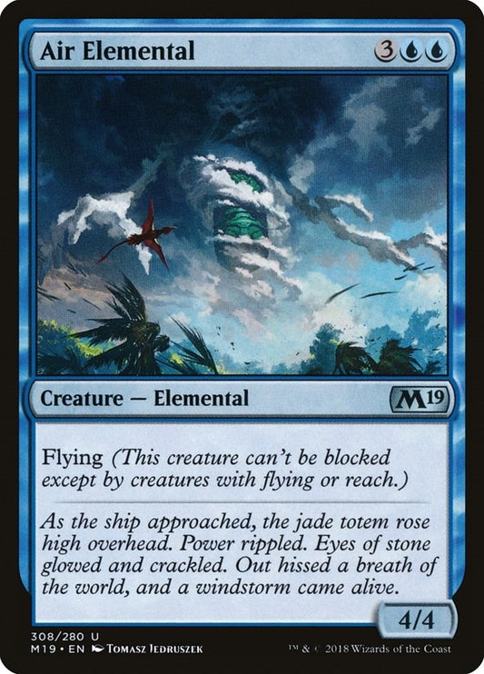 Image for Air Elemental (308) (Core Set 2019) - Magic: The Gathering