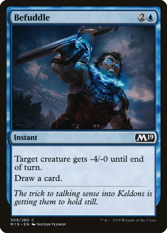 Image for Befuddle (309) (Core Set 2019) - Magic: The Gathering