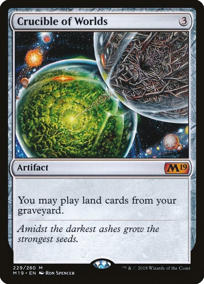 Image for Crucible of Worlds (229) (Core Set 2019) - Magic: The Gathering