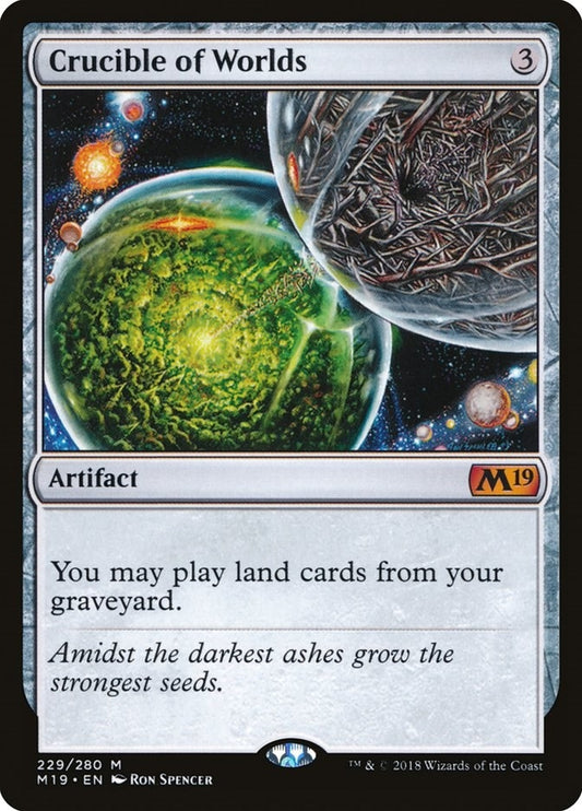 Image for Crucible of Worlds (229) (Core Set 2019) - Magic: The Gathering