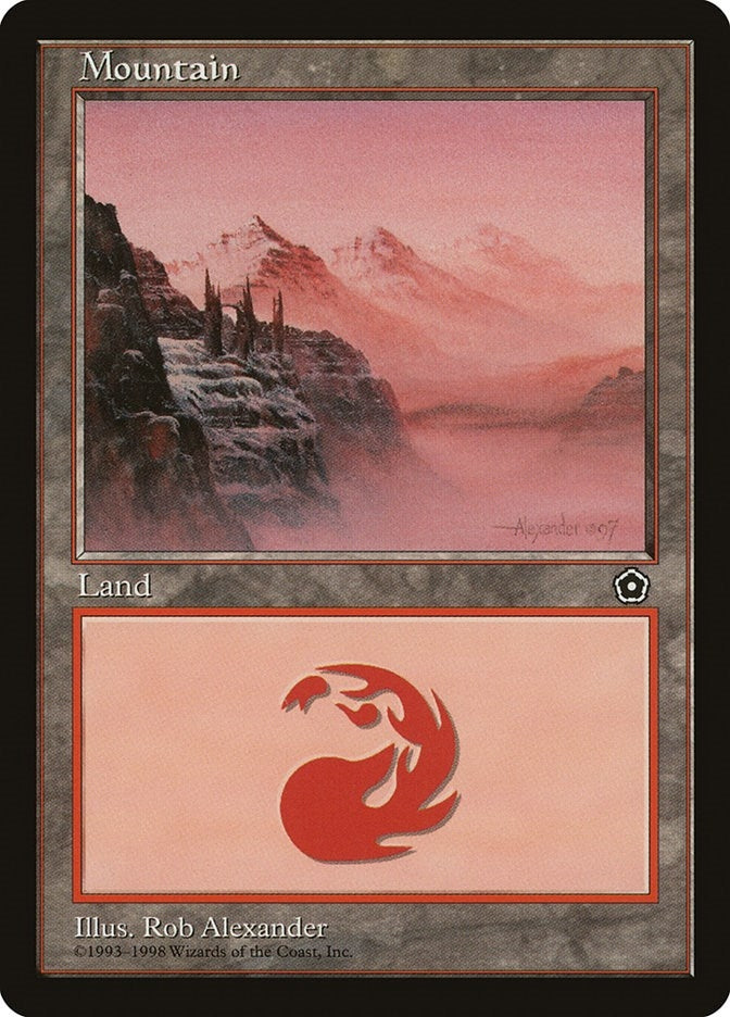 Image for Mountain (157) (157) (Portal Second Age) - Magic: The Gathering