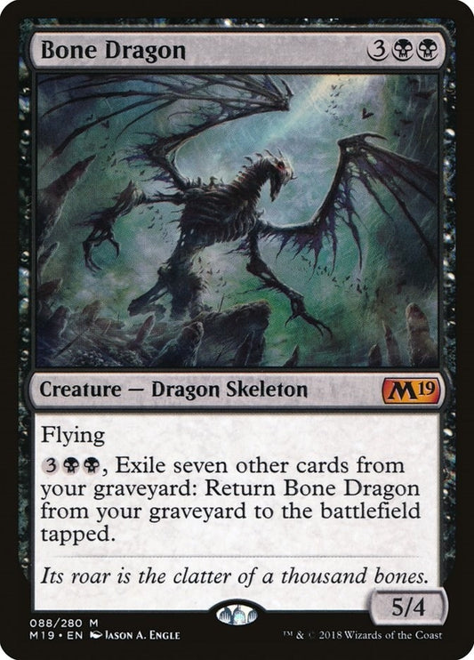 Image for Bone Dragon (88) (Core Set 2019) - Magic: The Gathering