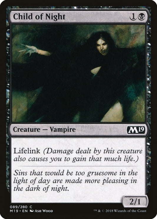 Image for Child of Night (89) (Core Set 2019) - Magic: The Gathering