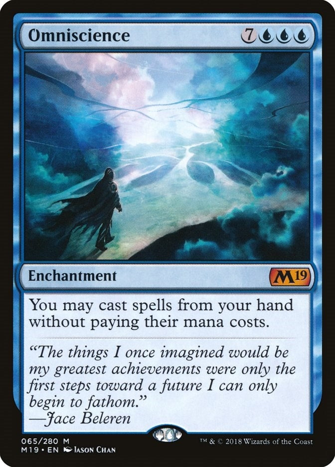 Image for Omniscience (65) (Core Set 2019) - Magic: The Gathering